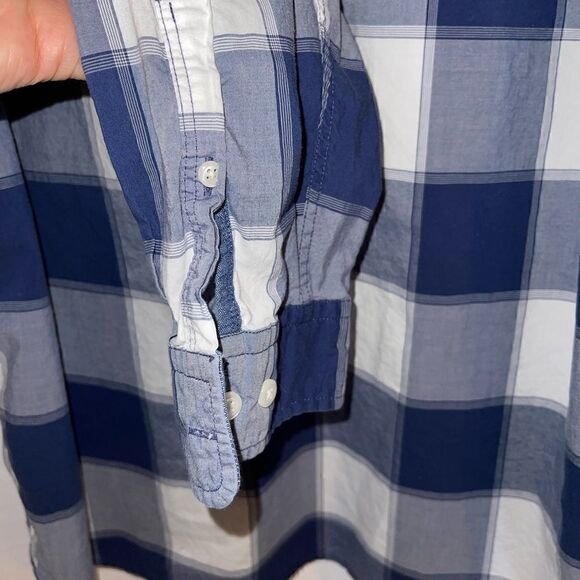 Express Slim Soft Wash Plaid Button Down Shirt - Picture 5 of 9